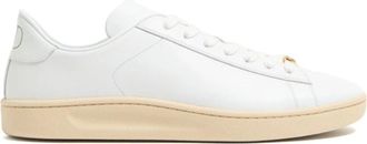Valentino Garavani VLogo Signature Sneakers - Heren - Sneakers - Wit - 40 EU - Leer - Schoenen