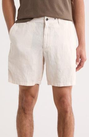 Rag & Bone Haydon Linen Shorts in Light Tan at Nordstrom Rack, Size 33