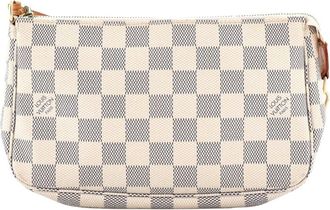 Louis Vuitton White Damier Pochette Accessoires (Authentic Pre-Loved)