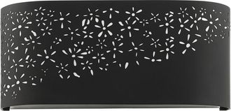 Livex Lighting Noria Black 2 Light Vanity Sconce