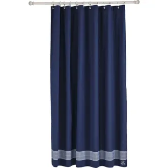 Brooks Brothers Herringbone Shower Curtain in Navy at Nordstrom Rack, Size One Size Oz