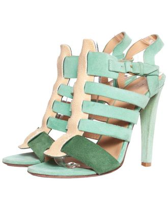 Balenciaga Womens Suede Gladiator Sandal (Authentic Pre-Loved)