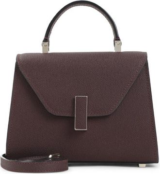 Valextra Maroon Iside Mini Satchel
