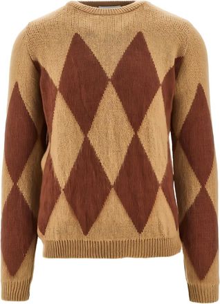 Mars&eacute;m Maglione Lozenge a rombi - Toni neutri