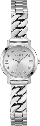 Guess Womens Chime Silver Dial Watch