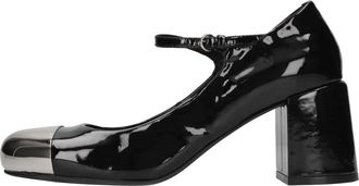 Jeffrey Campbell Spinnet Pomp - Dames - Pumps - Zwart - 40 EU - Leer - Schoenen