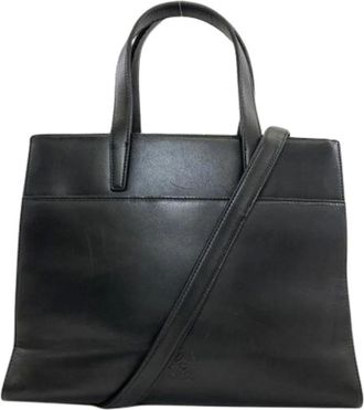 Loewe Pre-owned Tote Bags, female, Black, Size: ONE SIZE Pre-owned Tote Bag