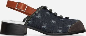 Simona Vanth Jessie Teddy Denim Sandals Blue