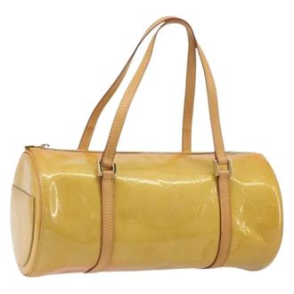 Louis Vuitton Pre-owned Vintage Hand Bag - Dames - Pre-owned - Geel - Maat: ONE Size Leer