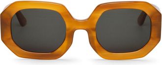 Mr.Boho Sagene AWT39-11 Womens Sunglasses Brown Size 51