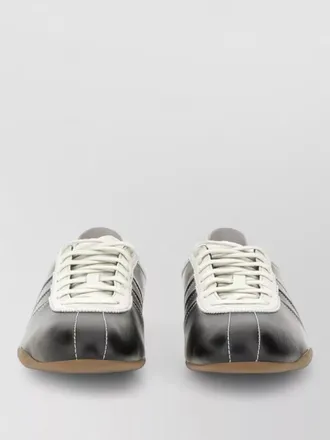 Yohji Yamamoto leather lace-up sneakers