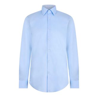 HUGO BOSS Heren Oxford Normaal Overhemd Met Lange Mouwen (Pastelblauw)