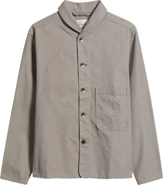 Imperfects Shepherds Craft Canvas Shirt in Driftwood at Nordstrom, Size Xx-Large