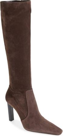 Saint Laurent Francoise Knee High Boot in Brown at Nordstrom, Size 39.5