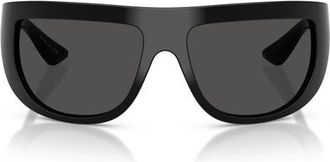 Oliver Peoples 65mm Khaite Irregular Sunglasses in Black /Grey at Nordstrom