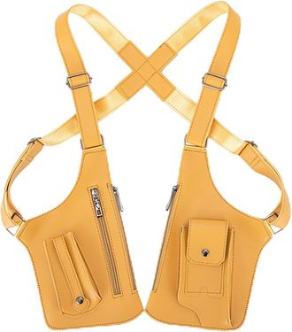 Generic Premium Leather Adjustable Underarm Shoulder Bag for Men & Women, 2026 New Men Anti-Theft Underarm Wallet Pocket Holster Phone Double-Shoulder Pouch, 