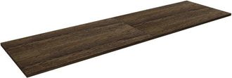 Saniclass Tops Topblad - 161x46x2cm - eiken charcoal