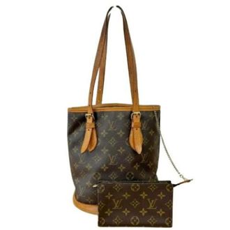 Louis Vuitton Pre-owned Bucket Bags, female, Brown, Size: ONE SIZE Pre-owned Bucket Bag