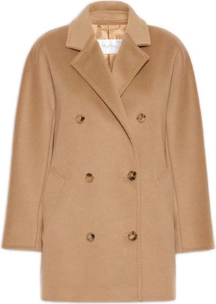 Max Mara Max Mara Jassen - Dames - Mantels - Beige - Maat: S Wol