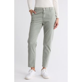 AG - Adriano Goldschmied Caden Crop Twill Trousers in Sulfur Rocky River at Nordstrom Rack, Size 24