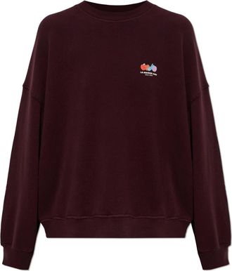 American Vintage Atubay Sweatshirt - Dames - Sweatshirts - Paars - L - Katoen - Hoodies & sweatvesten