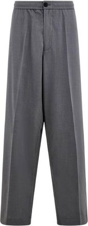 Ferragamo Drawstring Virgin Wool Trouser, Brand Size 48 (US Size 32)
