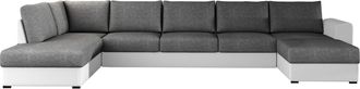 Mirjan24 Mobilier1 - Sof&aacute; Rinconero Comfivo 191, Soft 017 + Lux 06, Funci&oacute;n De Descanso, Almacenaje, 370x186x85cm, 0