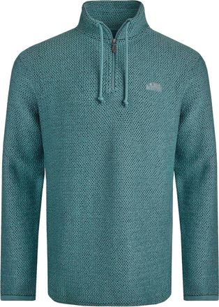 Weird Fish Heren Cruiser Macaroni Quarter Zip Pullover (Mineraalblauw)