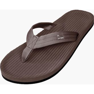 indosole Responsibly-Made Tire Sole Easy Living Flip Flops in Soil at Nordstrom, Size 13