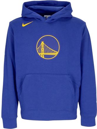 Nike Golden State Warriors Hoodie - Heren - Sportshirts - Blauw - XL - Katoen - Fitness