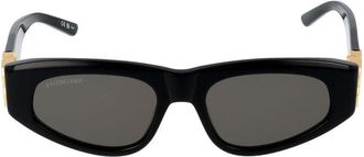 Balenciaga Sonnenbrille Balenciaga BB0095 S 001 Schwarzes Goldgrau /19 /135