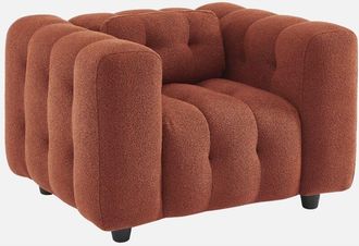 Sweeek Sill&oacute;n Tapizado En Tejido Borreguito, 1 Plaza