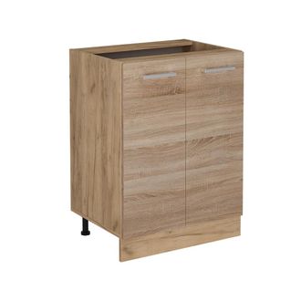 Vicco Mueble Bajo De Cocina R-line, Sonoma, 60 Cm Sin Encimera