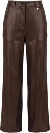 Am&eacute;lie & Am&eacute;lie Broeken, Dames, Bruin, M, Polyester, Cardiff Broeken