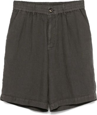 Brunello Cucinelli Shorts in lino - Marrone