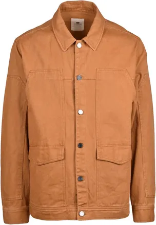 Anerkjendt Brown Cotton Denim Jacket