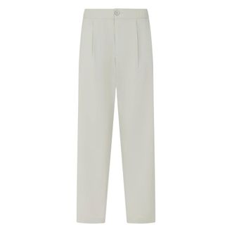 Herno Wide Trousers, male, Gray, Size: L Tapered pants