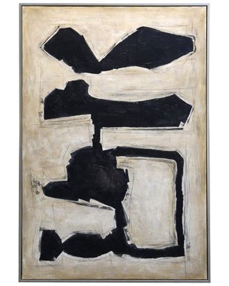 Harp & Finial Strech Framed Canvas Art With 1.5In Frame