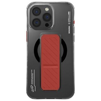 OEM Funda Skinarma Axon Para Iphone 16 Pro Max De 6,9 Pulgadas Con Carga Magn&eacute;tica Y Soporte, Color Negro/negro