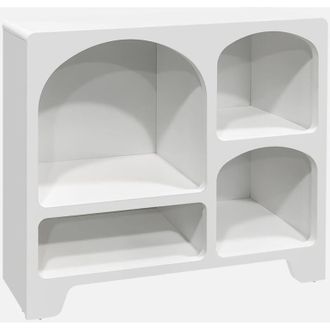 Sweeek Aparador con efecto madera de 4 compartimentos, 90cm