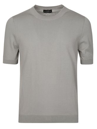 Ballantyne Short Sleeve Crew Knit Top