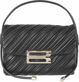 Victoria Beckham Soft Dorian Tas - Dames - Handtassen - Zwart - ONE Size - Leer - Tassen