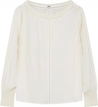Gustav Blouse - Dames - Blouses & Shirts - Beige - Maat: XL