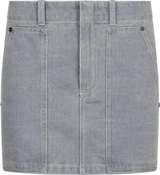 Fendi Rokken, Dames, Blauw, S, Short Skirts