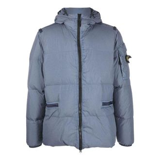 Stone Island Crinkle Reps Down Jacket Dark Blue 771540223-V0024