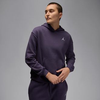 Nike Jordan Womens Jordan Brooklyn Fleece Pullover Hoodie in Purple | FV7071-573
