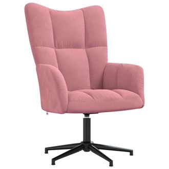 vidaXL Sill&oacute;n De Relax De Terciopelo Rosa Vidaxl