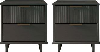 Manhattan Comfort Granville Modern Solid Wood Nightstand