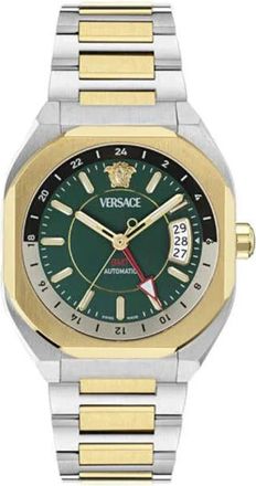 Versace Ve 0I00325 V-Contempo - Heren - Horloges - Groen - ONE Size - Accessoires
