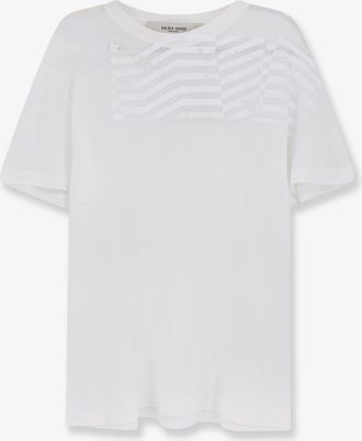 Golden Goose Lyocell T-shirt - GOLDEN GOOSE DELUXE BRAND - gender_Man